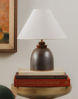 Stacked Table Lamp in Umber