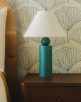 Pillar Table Lamp in Emerald