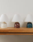 Era Table Lamp in Speckled Birch